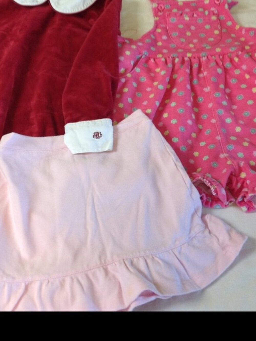 2 Item Bundle - both size 4T, jumper/romper and skirt